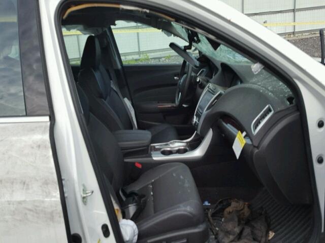 19UUB2F5XHA001688 - 2017 ACURA TLX TECH WHITE photo 5