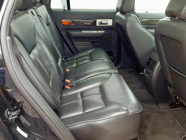 2LMDU68C29BJ00622 - 2009 LINCOLN MKX BLACK photo 6