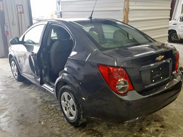 1G1JA5SH9D4223615 - 2013 CHEVROLET SONIC LS 灰色 照片 3