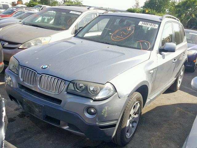 WBXPC93498WJ07424 - 2008 BMW X3 3.0SI WHITE photo 2