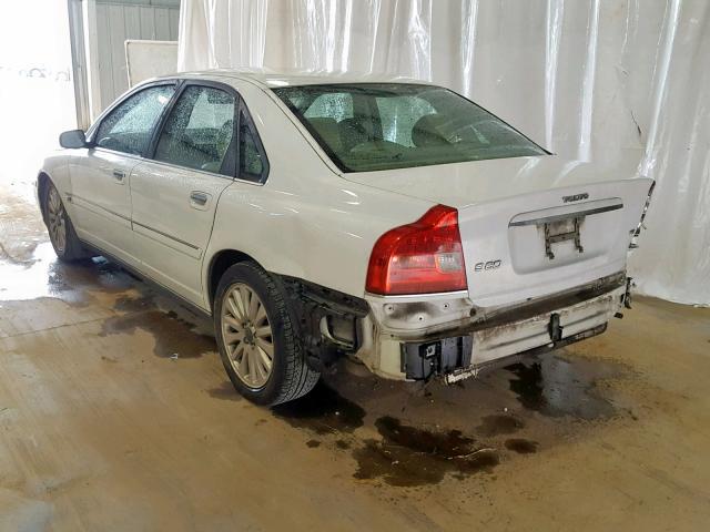 YV1TS91Z141353477 - 2004 VOLVO S80 T6 WHITE photo 3