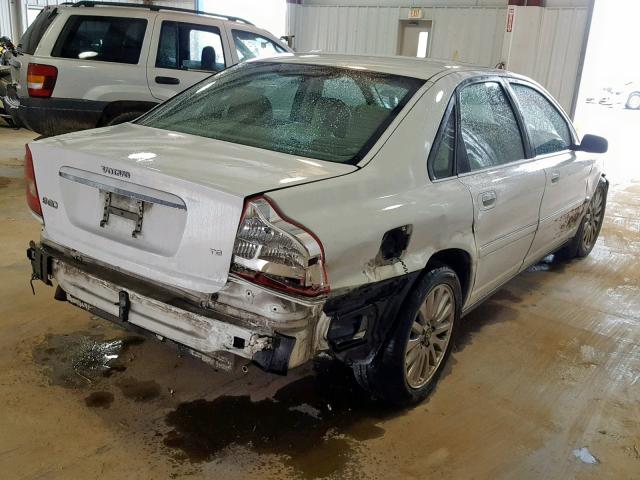 YV1TS91Z141353477 - 2004 VOLVO S80 T6 WHITE photo 4