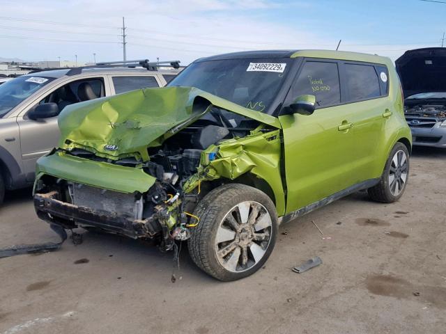 KNDJX3A55F7752000 - 2015 KIA SOUL ! Yaşıl foto 2