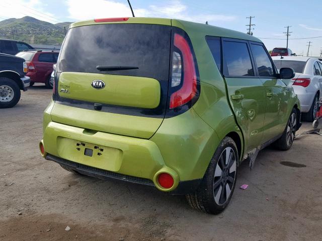 KNDJX3A55F7752000 - 2015 KIA SOUL ! GREEN photo 4