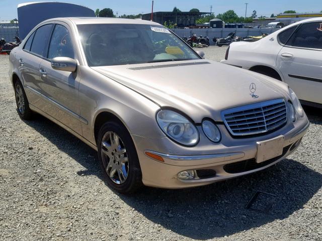 WDBUF65J33A132686 - 2003 MERCEDES-BENZ E 320 BEIGE photo 1