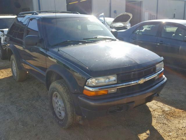 1GNCT18W72K103109 - 2002 CHEVROLET BLAZER BLACK photo 1