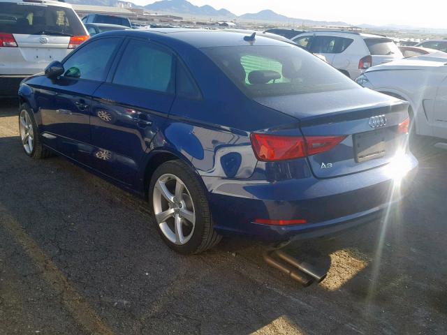 WAUA7GFF9G1026800 - 2016 AUDI A3 PREMIUM BLUE photo 3