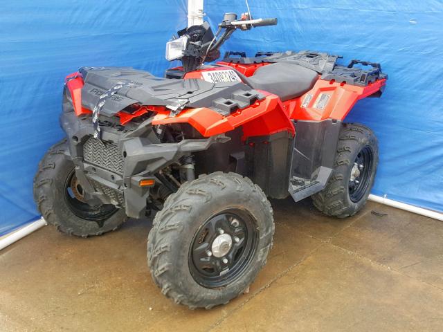 4XASXA852HB130492 - 2017 POLARIS SPORTSMAN RED photo 2