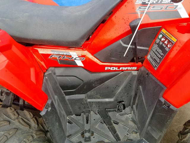 4XASXA852HB130492 - 2017 POLARIS SPORTSMAN RED photo 7