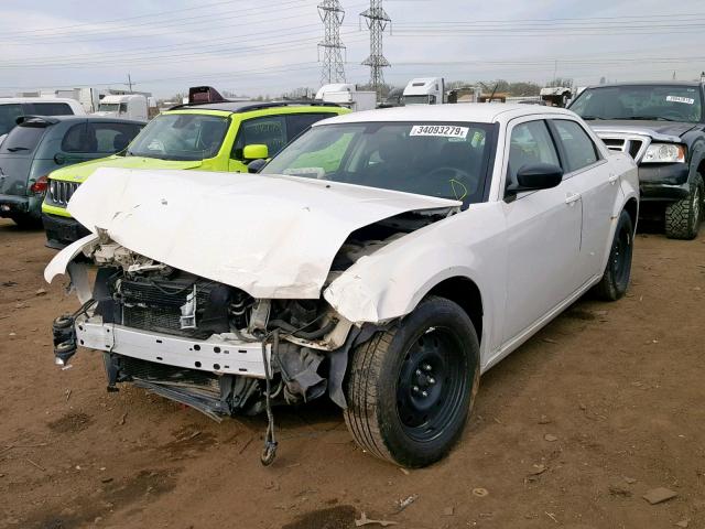 2C3KA43R08H220743 - 2008 CHRYSLER 300 LX WHITE photo 2