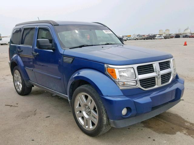 1D4PT2GKXAW142771 - 2010 DODGE NITRO SE BLUE photo 1