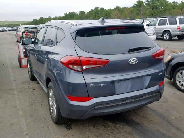 KM8J3CA44HU447042 - 2017 HYUNDAI TUCSON LIM GRAY photo 3