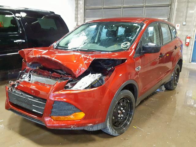 1FMCU0F72GUB59784 - 2016 FORD ESCAPE S ORANGE photo 2