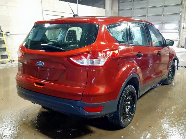 1FMCU0F72GUB59784 - 2016 FORD ESCAPE S ORANGE photo 4