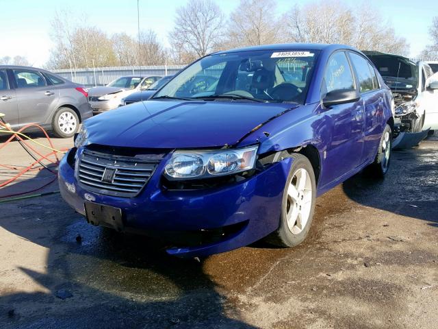 1G8AL55B96Z186316 - 2006 SATURN ION LEVEL BLUE photo 2