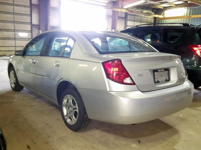 1G8AJ52F34Z166055 - 2004 SATURN ION LEVEL SILVER photo 3