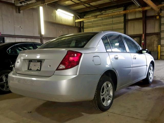 1G8AJ52F34Z166055 - 2004 SATURN ION LEVEL SILVER photo 4