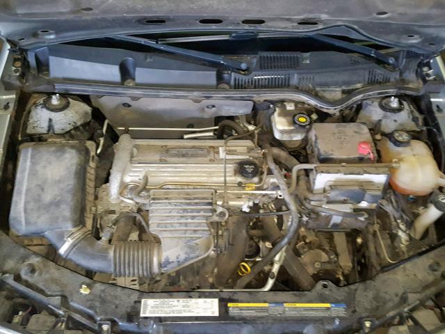 1G8AJ52F34Z166055 - 2004 SATURN ION LEVEL SILVER photo 7