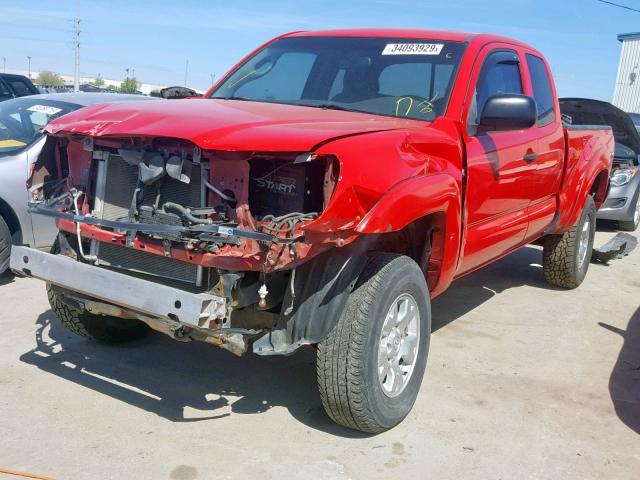 5TEUU42NX8Z486382 - 2008 TOYOTA TACOMA ACC წითელი ფოტო 2
