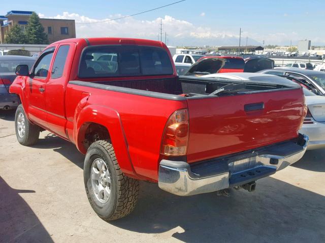 5TEUU42NX8Z486382 - 2008 TOYOTA TACOMA ACC წითელი ფოტო 3