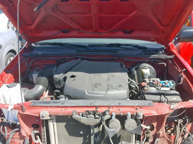 5TEUU42NX8Z486382 - 2008 TOYOTA TACOMA ACC წითელი ფოტო 7