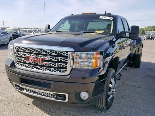 1GT416CG1CF184702 - 2012 GMC SIERRA C35 BLACK photo 2