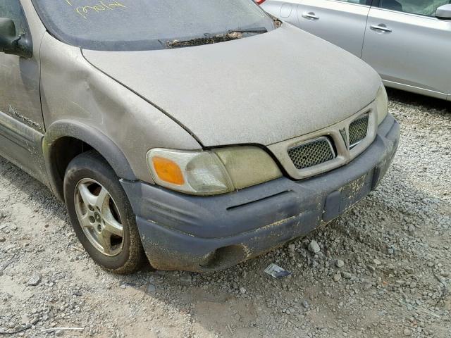 1GMDX03E1XD237552 - 1999 PONTIAC MONTANA / TAN photo 9