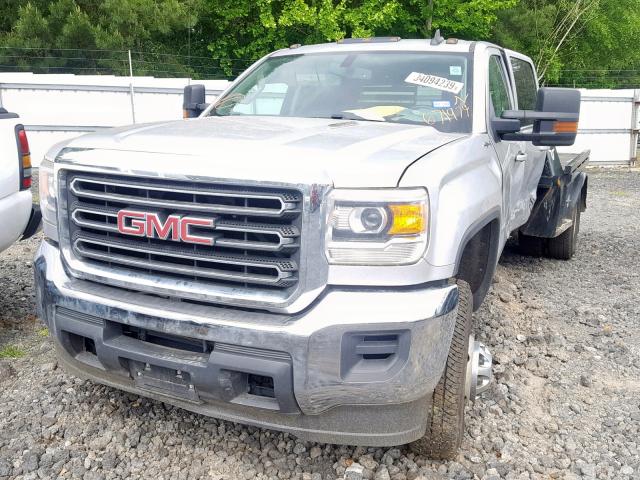 1GD422C86FF671974 - 2015 GMC SIERRA K35 SILVER photo 2