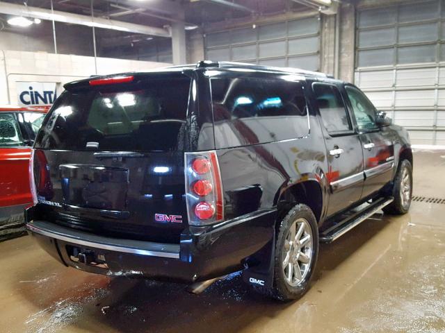 1GKFK66878J161556 - 2008 GMC YUKON XL D BLACK photo 4