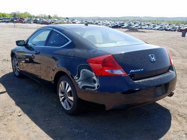 1HGCS1B81BA000216 - 2011 HONDA ACCORD EXL BLACK photo 3