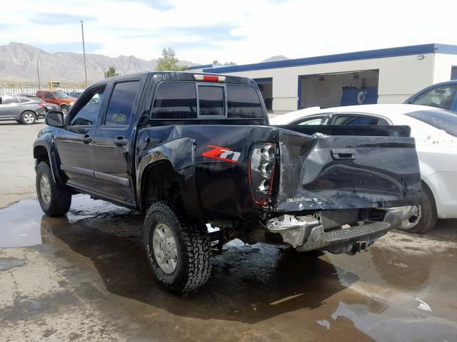 1GCDS13E988176471 - 2008 CHEVROLET COLORADO BLACK photo 3