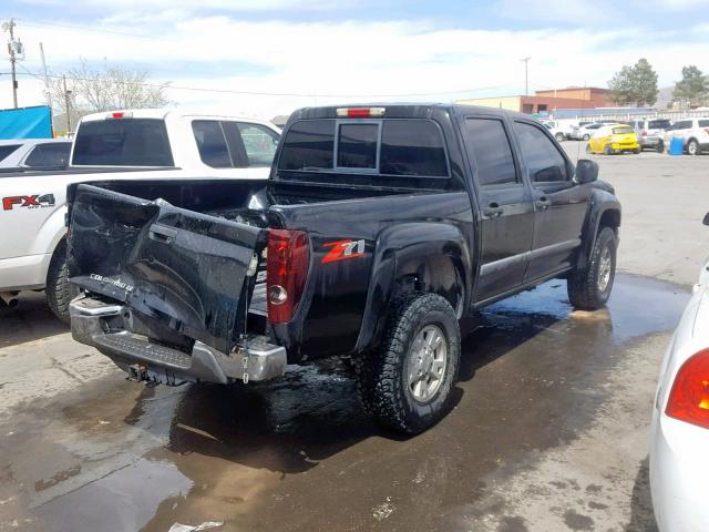 1GCDS13E988176471 - 2008 CHEVROLET COLORADO BLACK photo 4