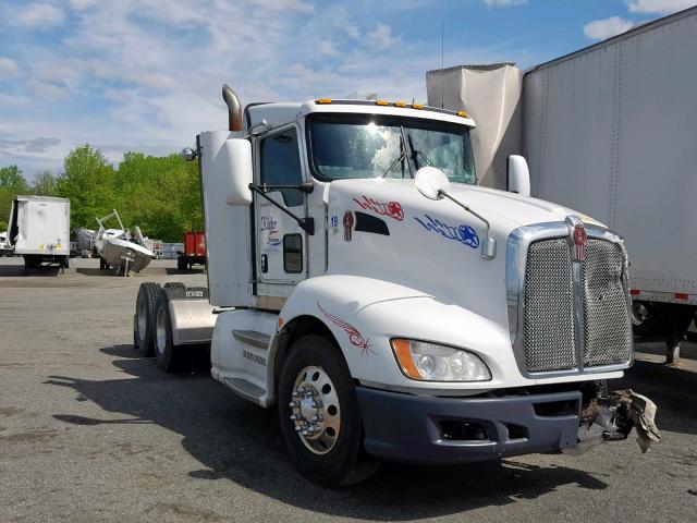 1XKAD49X8CJ323375 - 2012 KENWORTH CONSTRUCTI WHITE photo 1