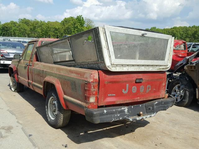 1JTML65P1JT035498 - 1988 JEEP COMANCHE P RED photo 3