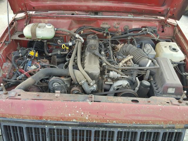 1JTML65P1JT035498 - 1988 JEEP COMANCHE P RED photo 7