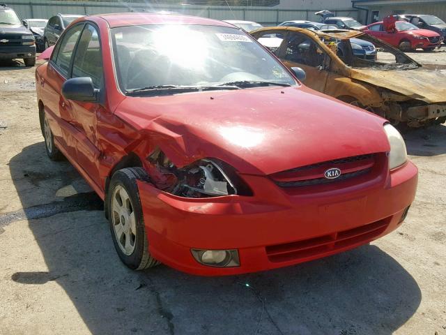 KNADC125X36224754 - 2003 KIA RIO RED photo 1