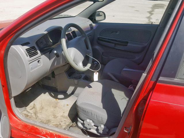 KNADC125X36224754 - 2003 KIA RIO RED photo 5