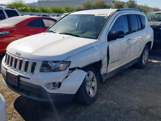 1C4NJCBA8ED829764 - 2014 JEEP COMPASS SP 白色 照片 2