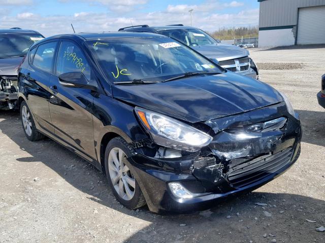 KMHCU5AE1DU133840 - 2013 HYUNDAI ACCENT GLS BLACK photo 1