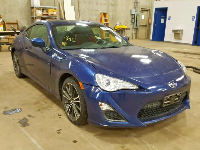 JF1ZNAA19F8704977 - 2015 TOYOTA SCION FR-S BLUE photo 1