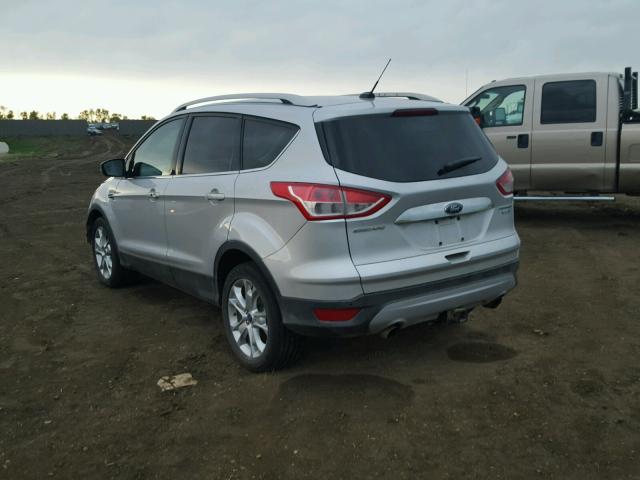 1FMCU9JX5EUA71501 - 2014 FORD ESCAPE TIT SILVER photo 3