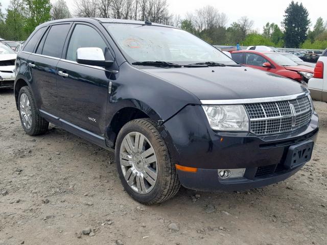 2LMDU88C59BJ08581 - 2009 LINCOLN MKX BLACK photo 1