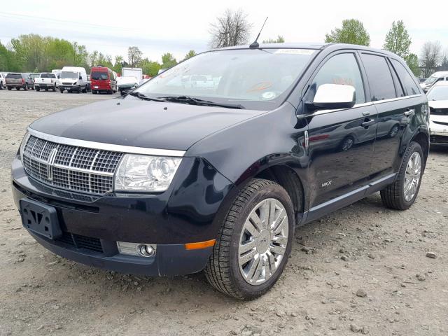 2LMDU88C59BJ08581 - 2009 LINCOLN MKX BLACK photo 2