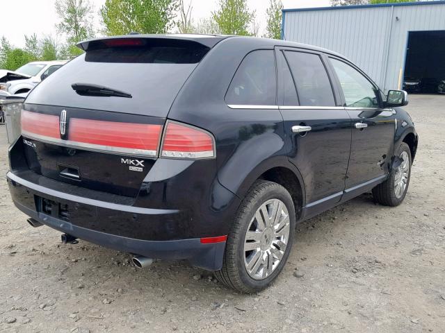 2LMDU88C59BJ08581 - 2009 LINCOLN MKX BLACK photo 4