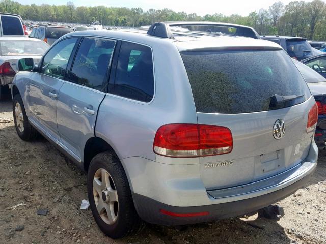 WVGBC67L54D007023 - 2004 VOLKSWAGEN TOUAREG 3. SILVER photo 3