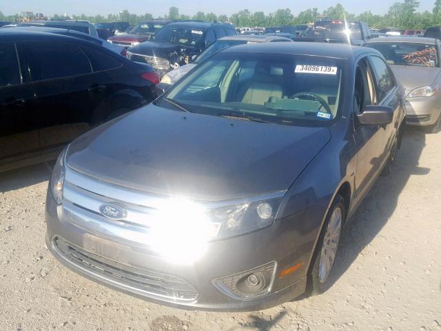 3FADP0L30AR355454 - 2010 FORD FUSION HYB TAN photo 2