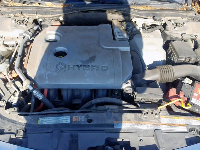 3FADP0L30AR355454 - 2010 FORD FUSION HYB TAN photo 7