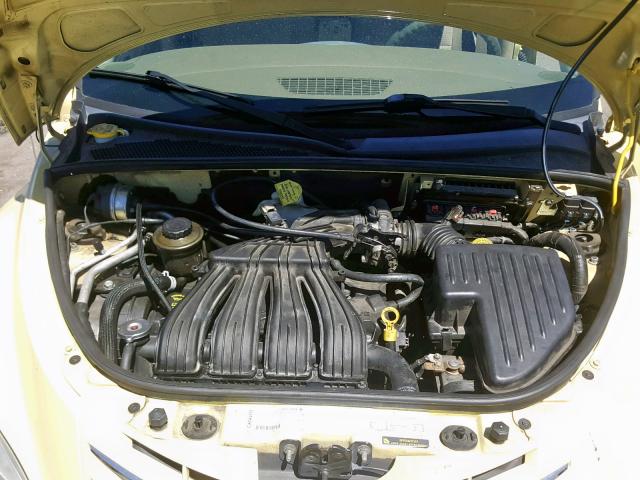 3A4FY58B57T515685 - 2007 CHRYSLER PT CRUISE YELLOW photo 7