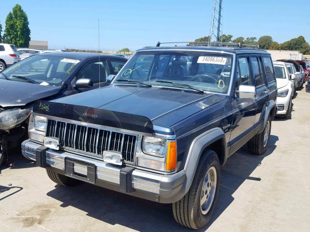 1JCMR7846JT198945 - 1988 JEEP CHEROKEE L BLUE photo 2