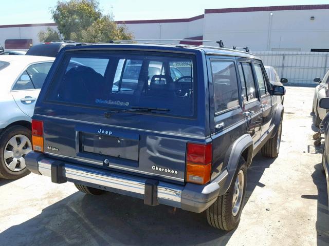 1JCMR7846JT198945 - 1988 JEEP CHEROKEE L BLUE photo 4